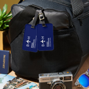 Always Time to Fly Aeroplane Travel Luggage Tag