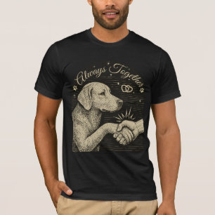 Always Together" Vintage Dog Friendship T-Shirt