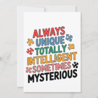 Always Unique Totally Intelligent Sometimes