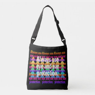 Always use eye Spectrum Rainbow Flip Crossbody Bag