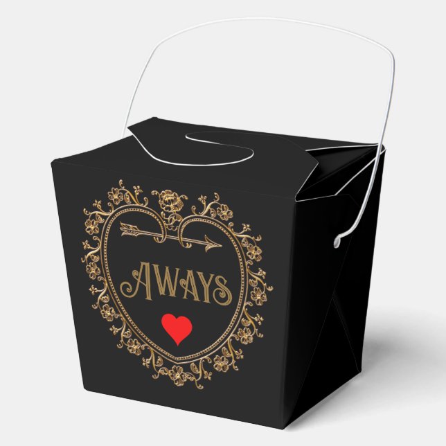 Always Vintage Favour Box (Front)