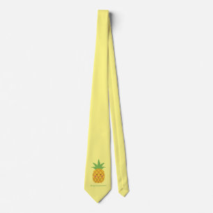 Always Wear Your Crown Punny Pineapple  Tie