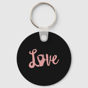 Always Wins Asl Teacher Deaf Awareness Key Ring