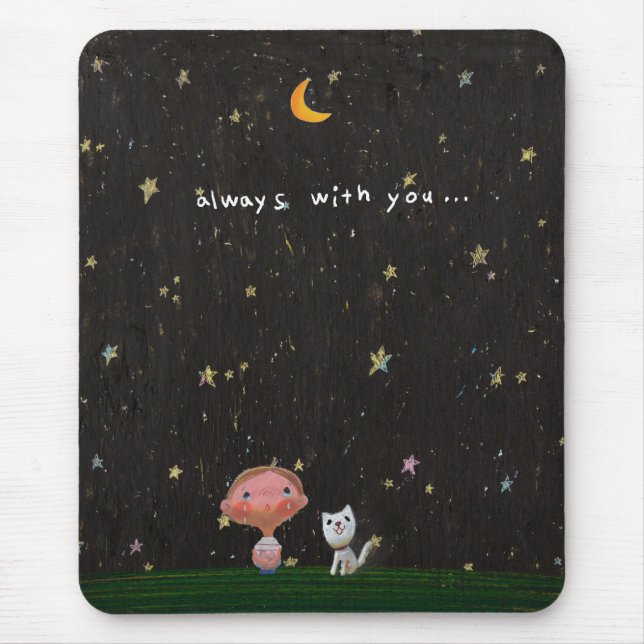 always with you Mouse Pad (Front)