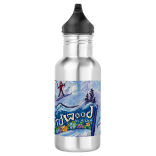 Alyeska/Girdwood 18oz stainless steel water bottle