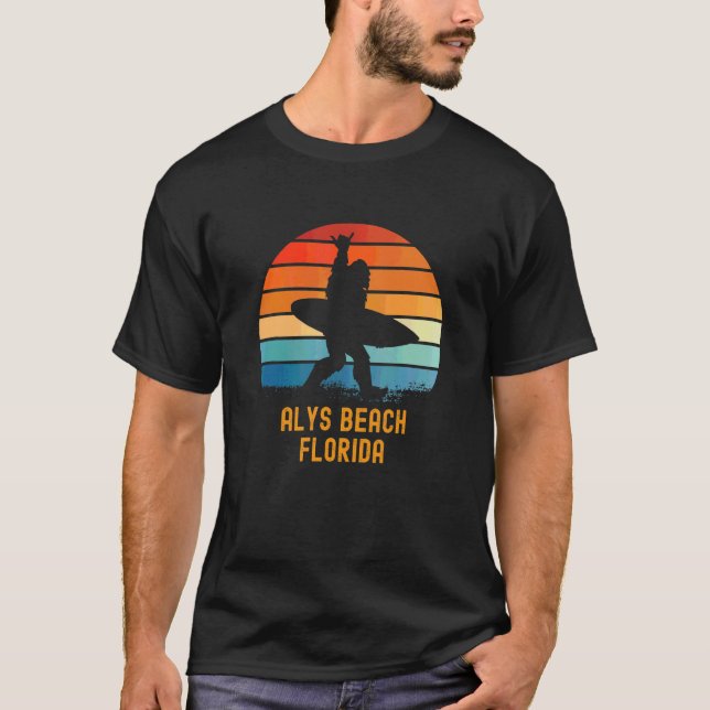 Alys Beach  Florida Sasquatch Souvenir T-Shirt (Front)