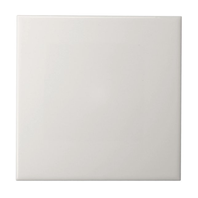 Alyssum White Solid Colour, Light Neutral Colours Tile (Front)