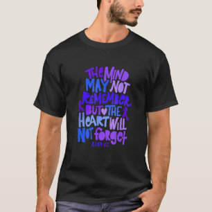 ALZ Purple Elephant Alzheimer Awareness Apparel EN T-Shirt