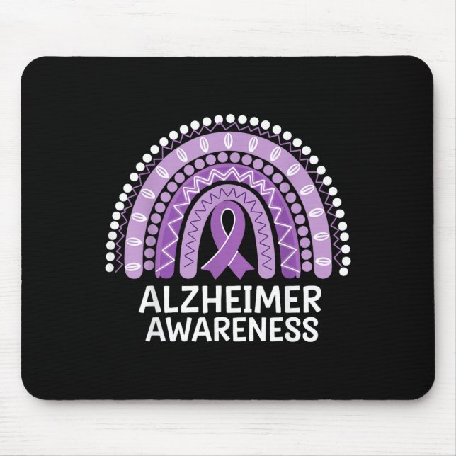 Alzheimer Awareness Mouse Pad (Front)
