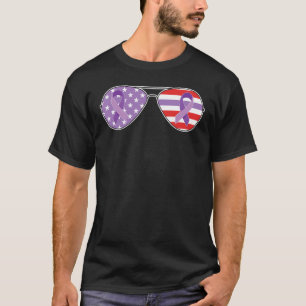 Alzheimer Disease Awareness Wear Alzheimer's Purpl T-Shirt