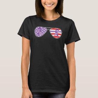 Alzheimer Disease Awareness Wear Alzheimer's Purpl T-Shirt