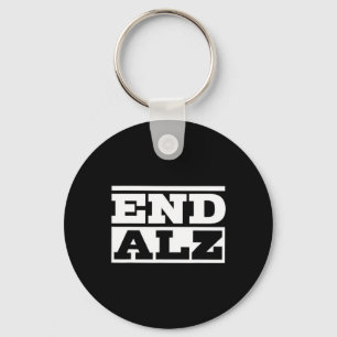 Alzheimer Heimer's Brain Awareness Month Support Key Ring