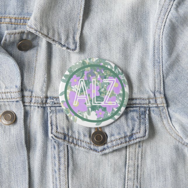 Alzheimer’s & Dementia Awareness 7.5 Cm Round Badge (In Situ)