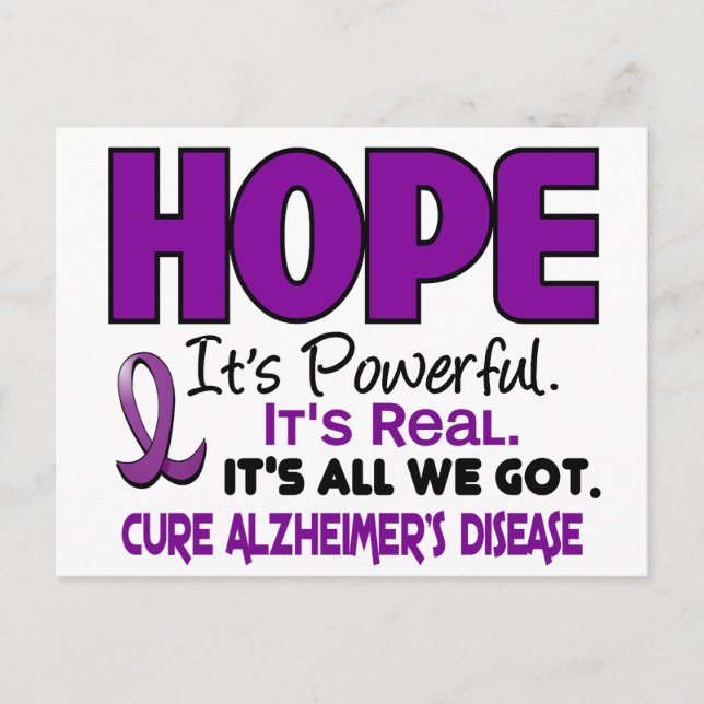 Alzheimer’s Disease HOPE 1 Postcard (Front)