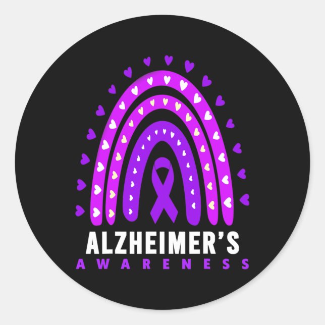 - Alzheimerheimer Disease - Heimer’s Awareness  Classic Round Sticker (Front)