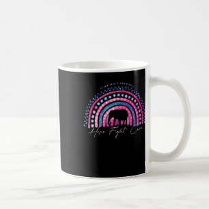Alzheimerheimer End Awareness Rainbow Elephant Coffee Mug