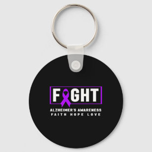 Alzheimerheimer’s - Purple Ribbon Heimer’s Awarene Key Ring