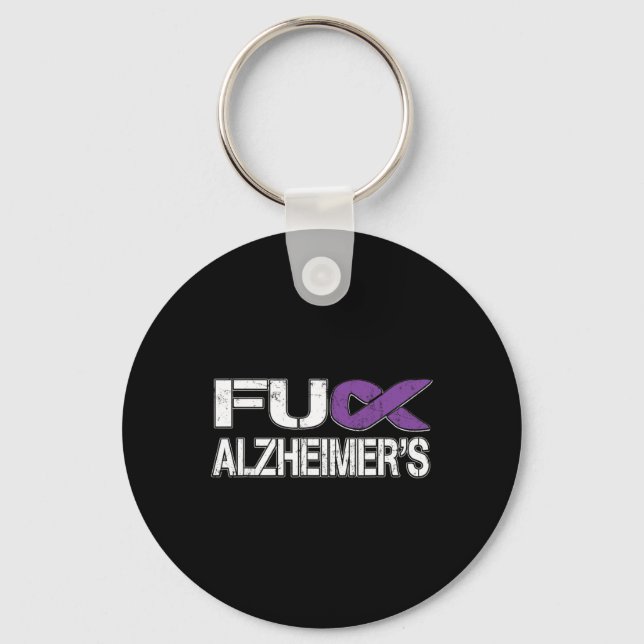 Alzheimerheimer Support Heimer's  Key Ring (Front)