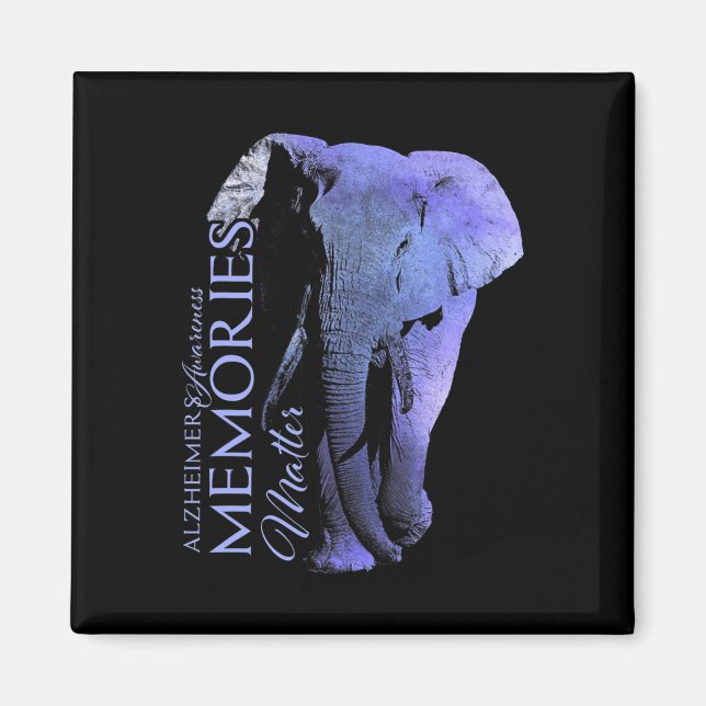 Alzheimerheimers And Raise Awareness  Magnet (Front)