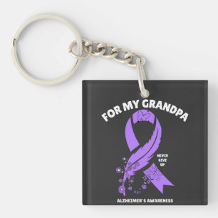 Alzheimer's Awareness - For My Grandpa Key Ring