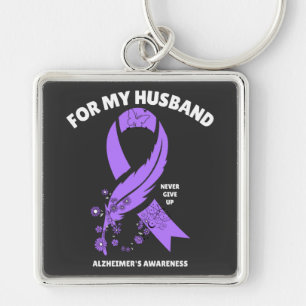 Alzheimer's Awareness - For My Husband Key Ring