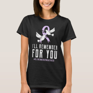 Alzheimers Awareness I Wear Purple for I'll Rememb T-Shirt