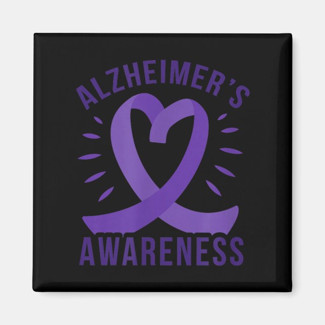 Alzheimer's awareness  magnet (Front)