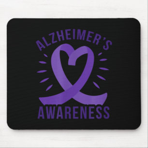 Alzheimer's awareness mouse pad