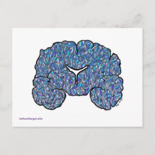 Alzheimer's Awareness Postcard - Blue