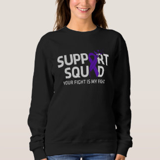 Alzheimers Awareness Support Squad Alzheimers Awar Sweatshirt
