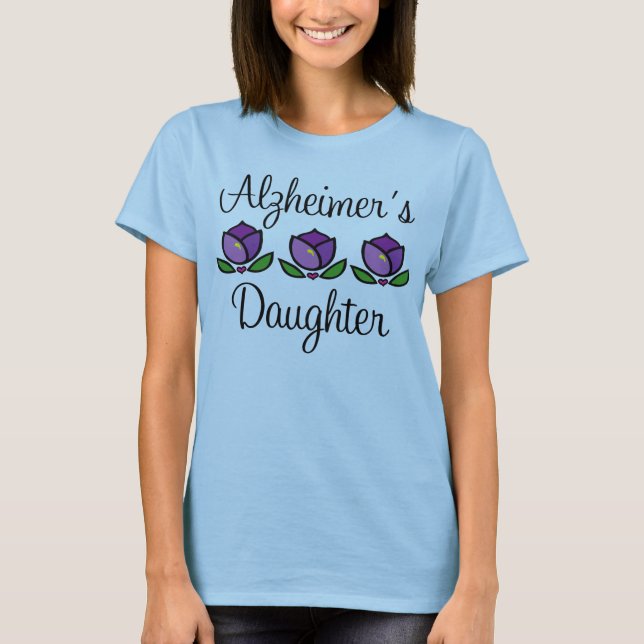 Alzheimer's Daughter Womens Tee (Front)