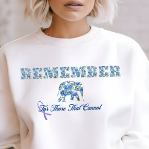 Alzheimer's Dementia Awareness, purple ribbon Sweatshirt
