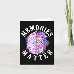 Alzheimers Dementia Awareness Support Vintage Card