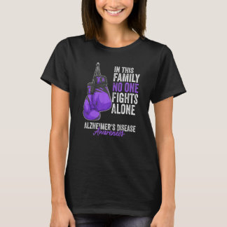 Alzheimer's Disease Awareness Month Gloves Purple T-Shirt
