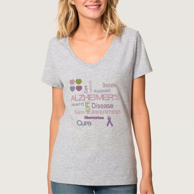 Alzheimer's Disease Awareness T-Shirt (Front)