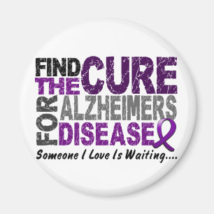 ALZHEIMERS DISEASE Find The Cure 1 Magnet
