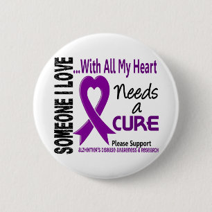 Alzheimers Disease Needs A Cure 3 6 Cm Round Badge