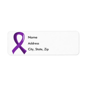 Alzheimer's Disease Purple Ribbon 3