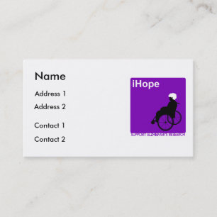 Alzheimer's Disease Research Business Cards