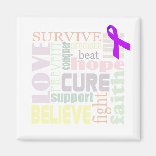 Alzheimer's Inspirational Words Magnet