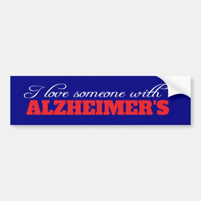  Alzheimer's Syndrome mental health Bumper Sticker (Front)