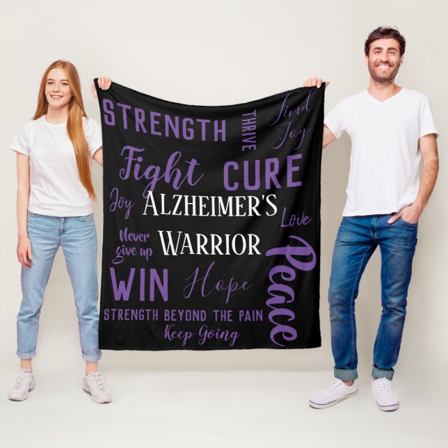Alzheimer's Warrior blanket (In Situ)