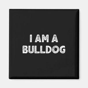 Am A Bulldog Dog Halloween I'm Simple Costume Easy Magnet
