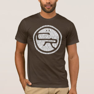 Am App Basic T - White/Brown T-Shirt