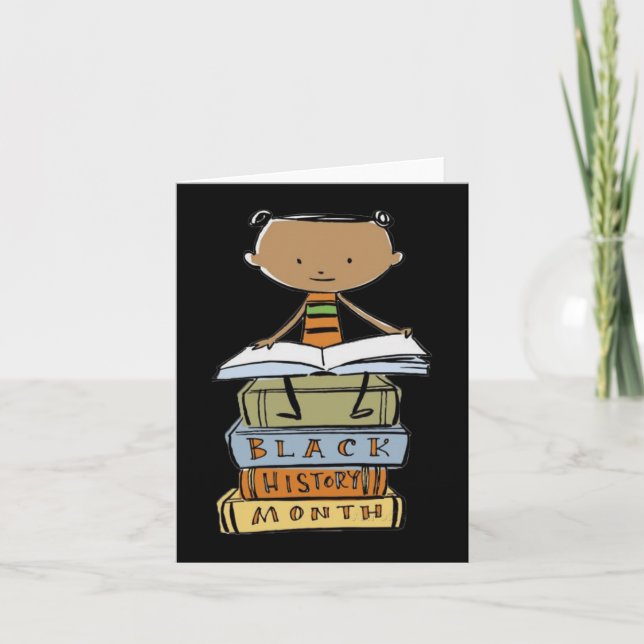 Am Black History African American Black Pride Boys Card (Front)