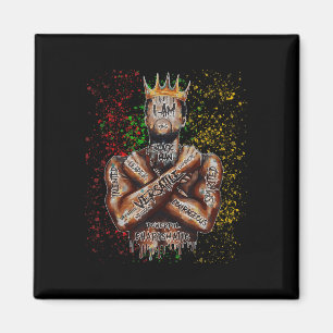 Am Black Man And I Am King Black History African M Magnet