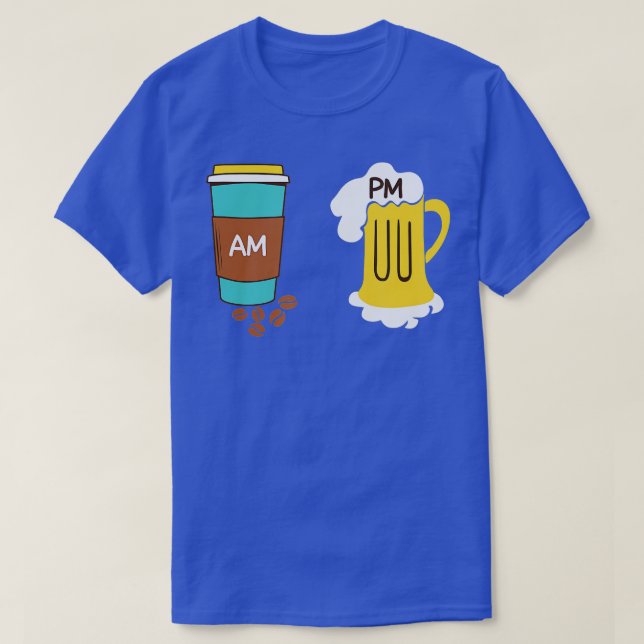 AM Coffee PM Win  - 28  T-Shirt (Design Front)