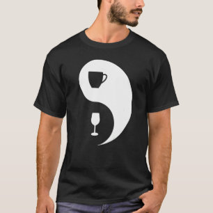 AM Coffee PM Win Yin and Yang T-Shirt