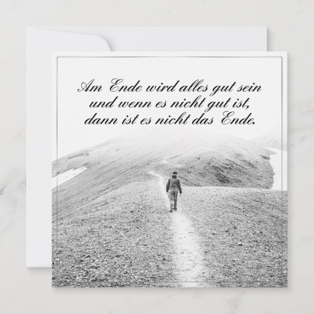 Am Ende wird alles gut sein (Front)