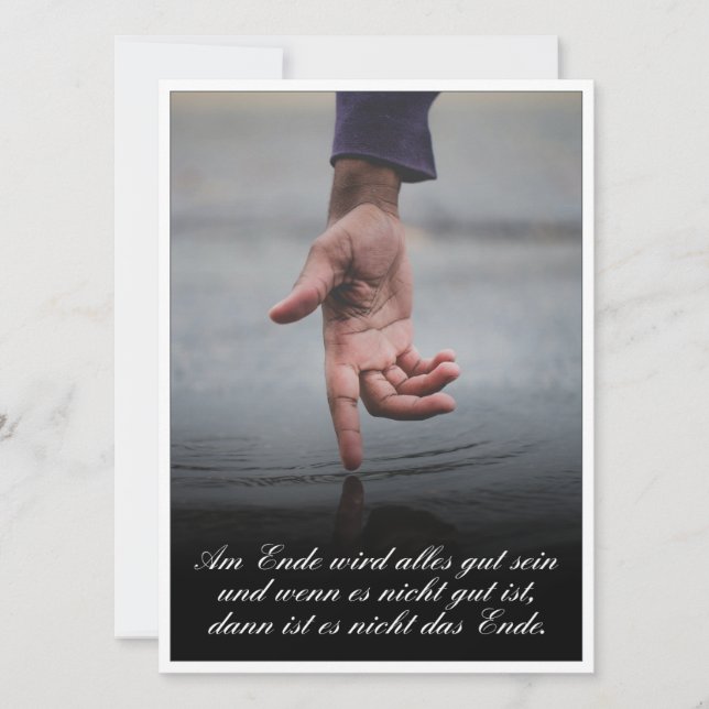 Am Ende wird alles gut sein (Front)